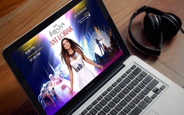 Ani Lorak Concert Promo Site - Tessella Studio