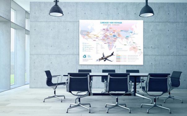 Lineage 1000 Voyage Map - Tessella Studio