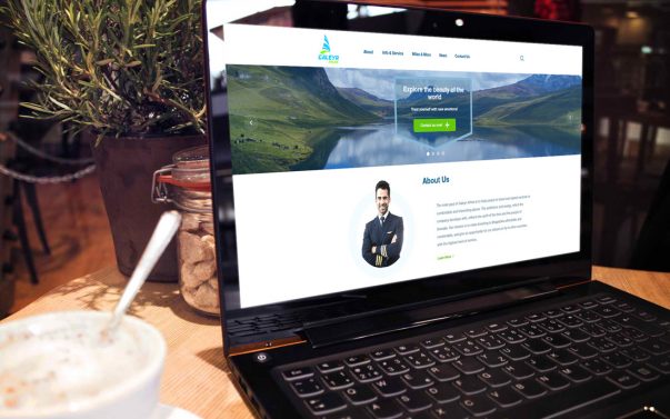 Сайт Galeyr Airline - Студия Тесселла