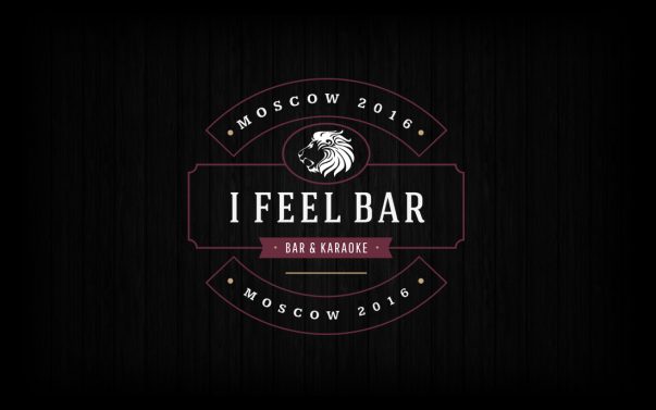 Логотип I Feel Bar в Москве - Студия Тесселла, Дизайн логотипов