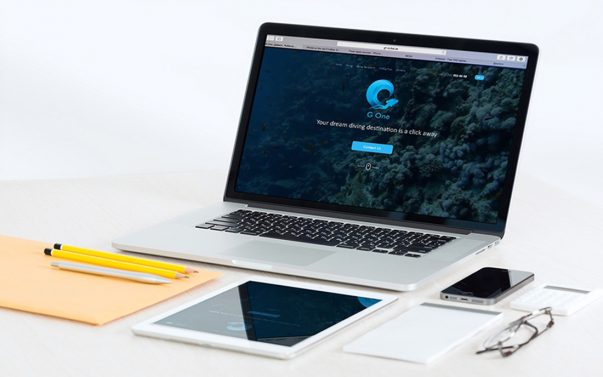 G One Diving Centre Website - Tessella Studio