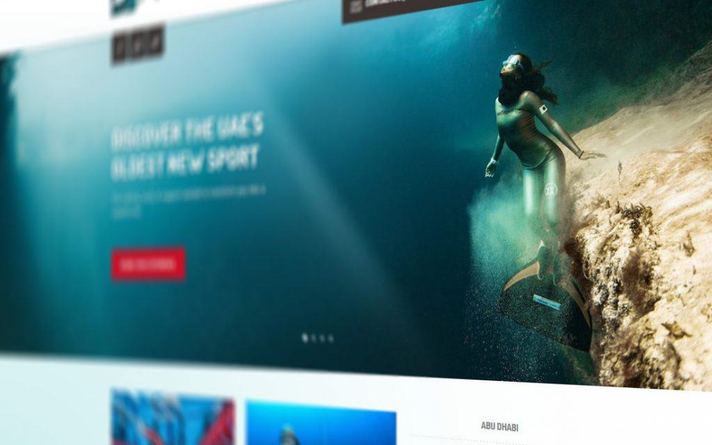 Freediving UAE - Tessella Studio, UCCI Group Website