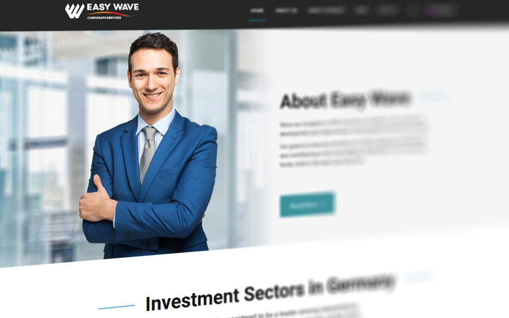 Easy Wave Corporate Website - Tessella Studio, Corporate Websites