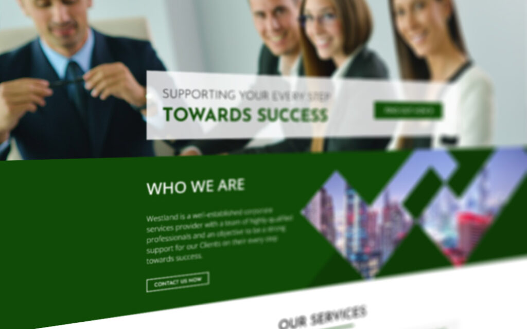Westland Corporate Website - Tessella Studio, Website for Vision SAS