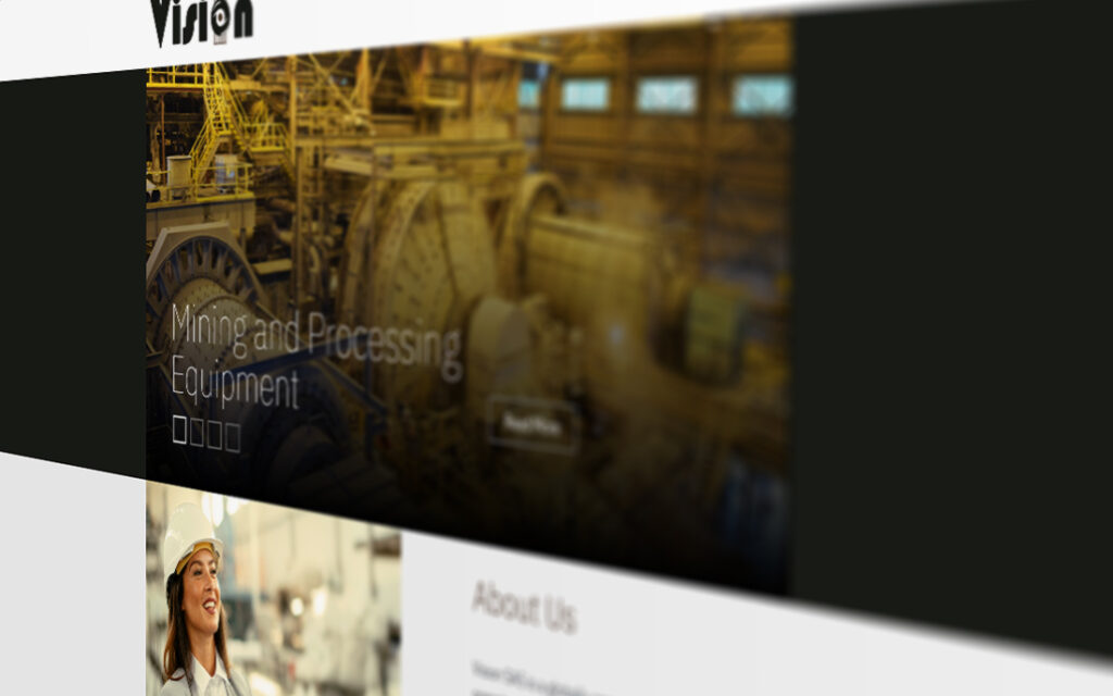 Website for Vision SAS - Tessella Studio, Bulldozer Group Dubai