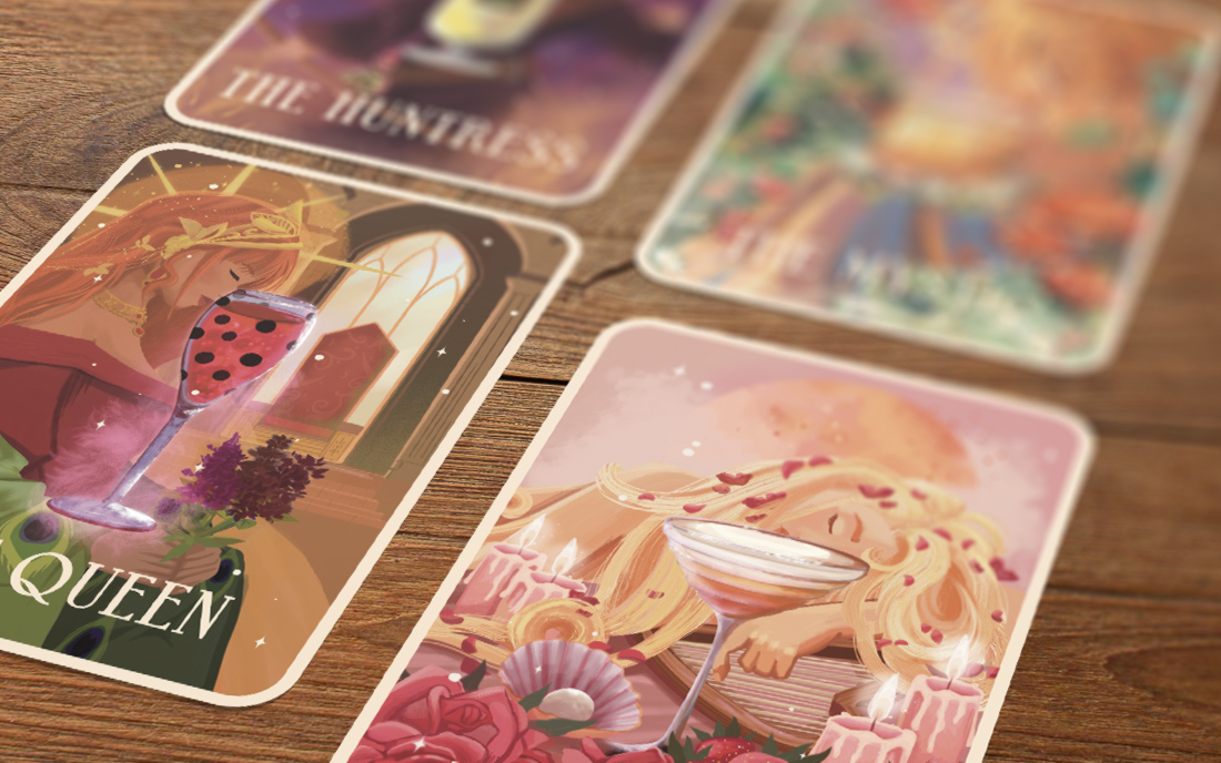 Cocktail Lenticular Cards for Neighborhood Nest Bar And Restaurant - Tessella Studio