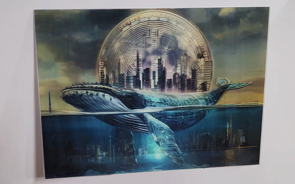 Crypto Whales Lenticular Artworks - Tessella Studio, Tabletops with Lenticular Artworks in Dubai